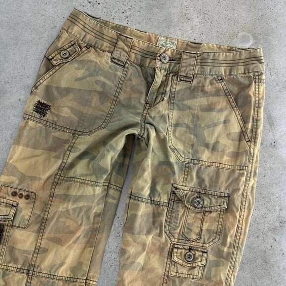 y2k low rise camo cargo pants - Picture 3 of 7